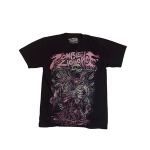 Zombie Liquorice Black Graphic T-Shirt